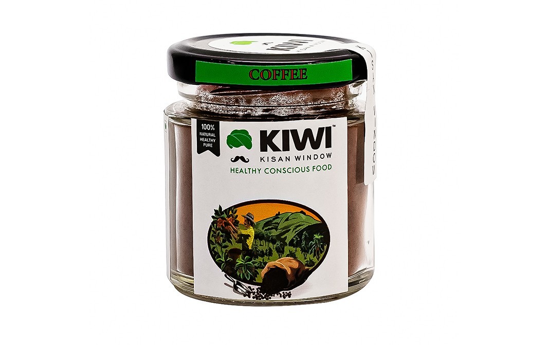 Kiwi Kisan Window Coffee    Glass Jar  25 grams
